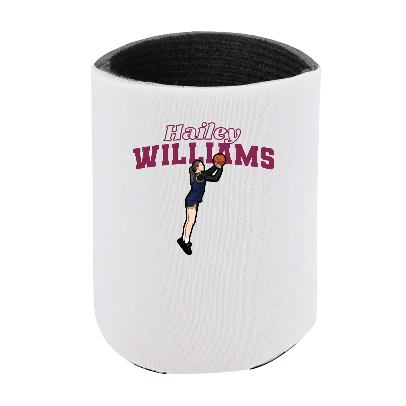 Can Holder — Name Arch in White