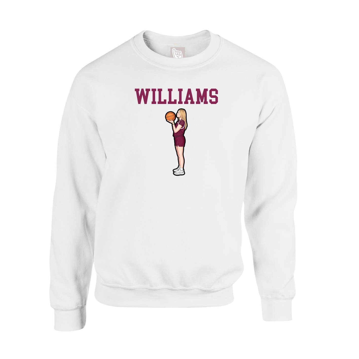 Fleece Crew — Shirsey in White