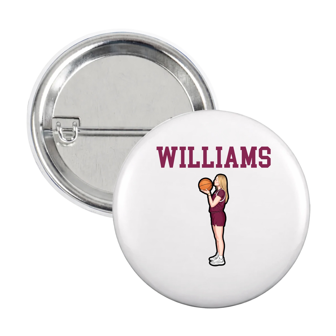 Game Day Button — Shirsey in White