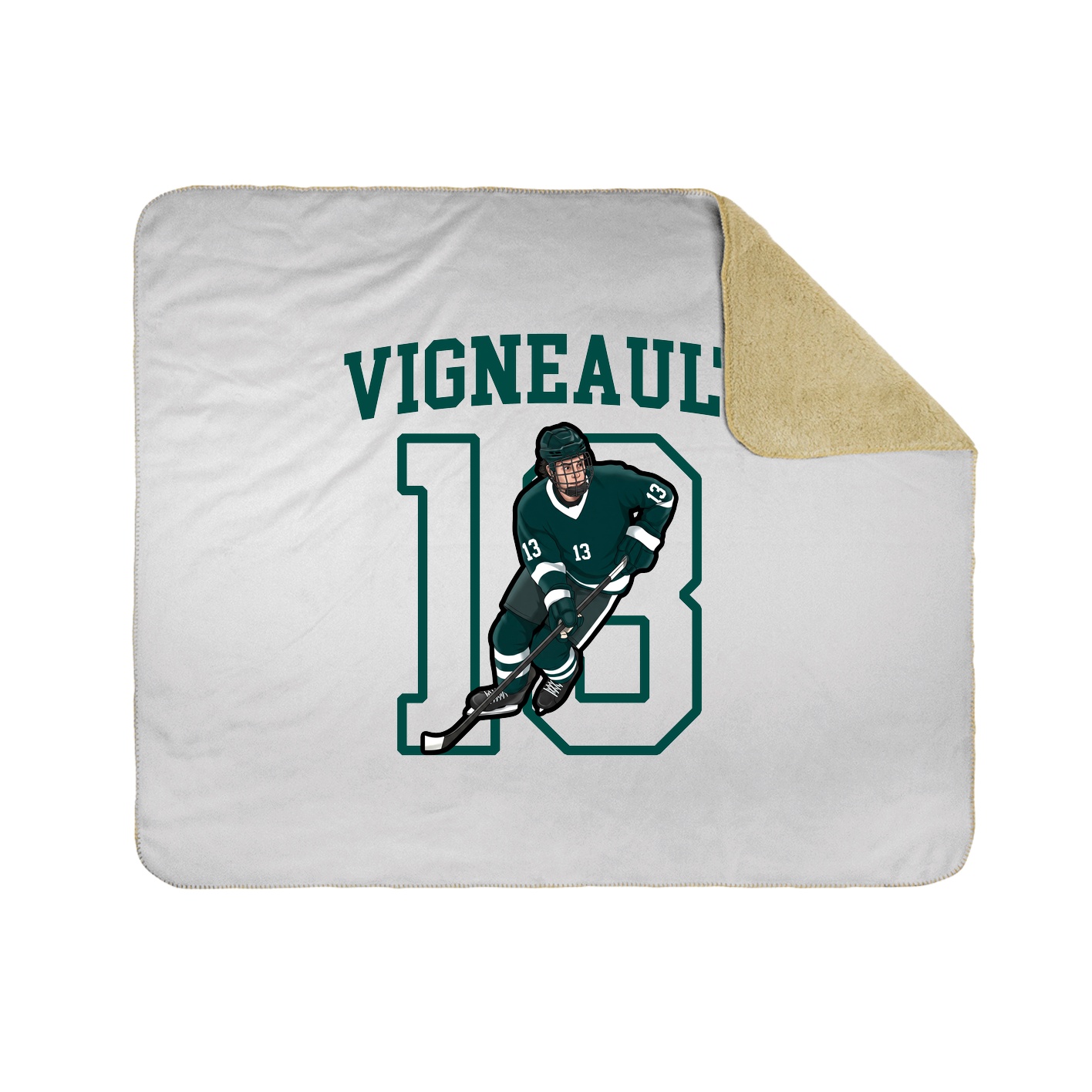 50x60 Sherpa Lined Throw Blanket