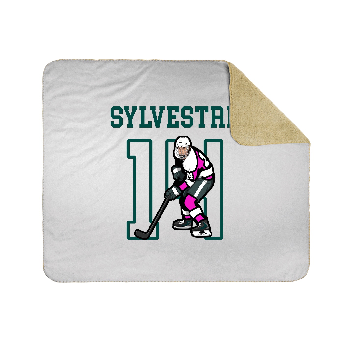 Throw Blanket — Shirsey in White