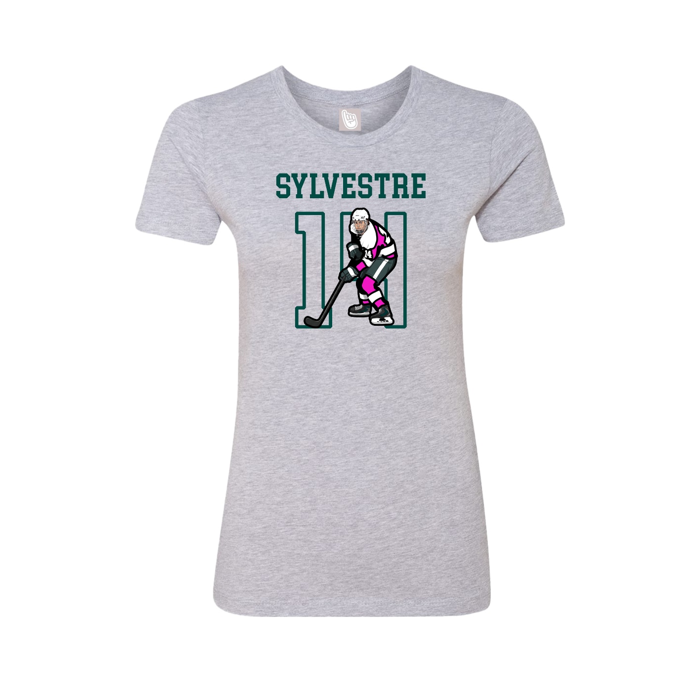 Fitted Women's Tee — Shirsey in Grey