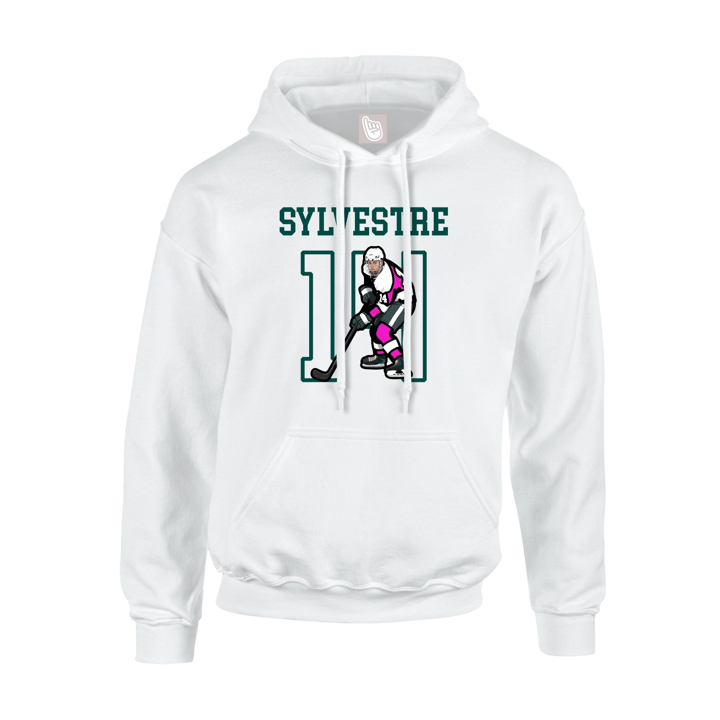 Hoodie — Shirsey in White