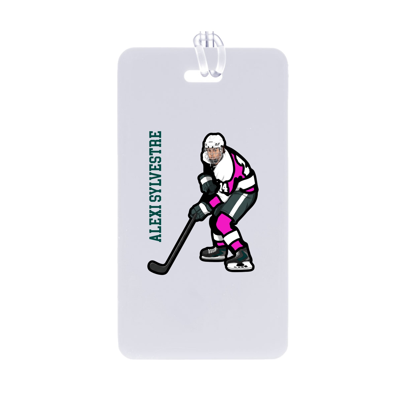 Bag Tag — Name Vertical in Classic