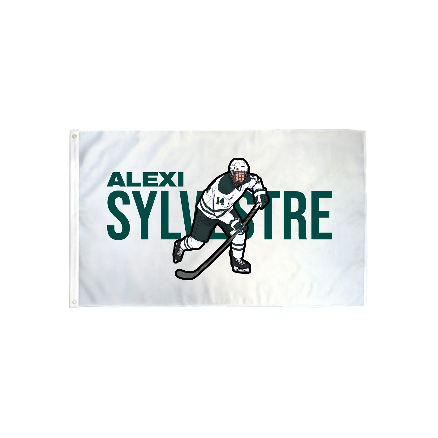 3x5 Flag — Player Name in Classic