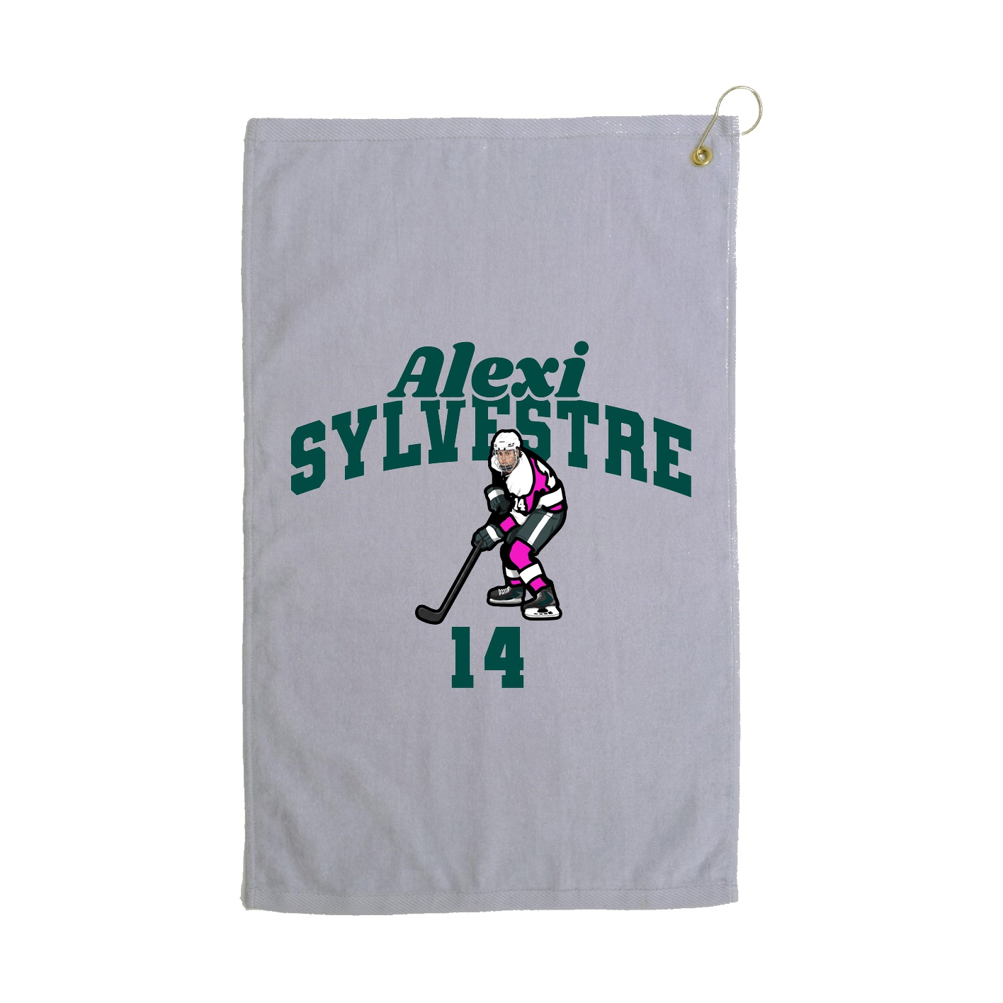 Golf Towel — Signature Arch in Grey