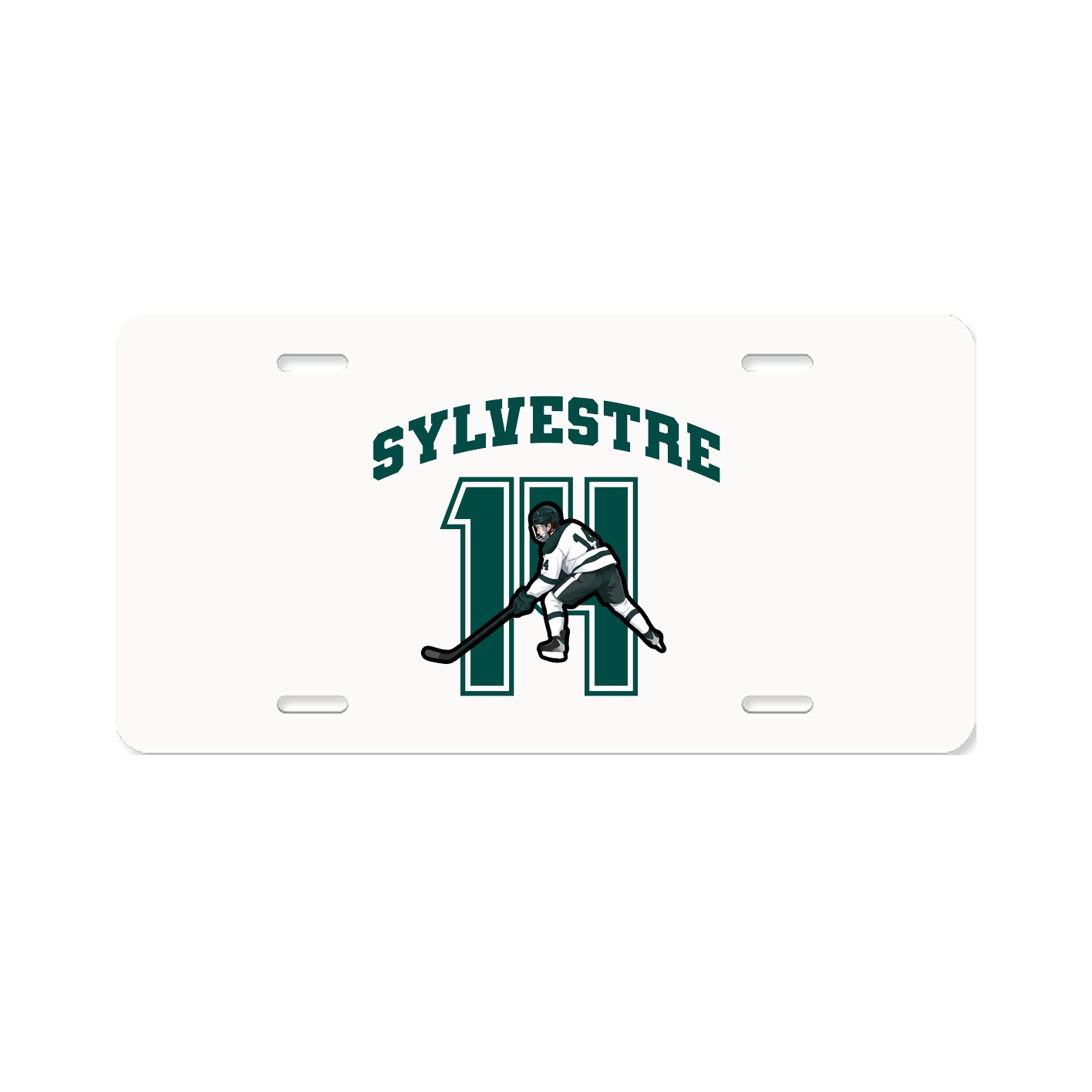 License Plate — Number in Classic