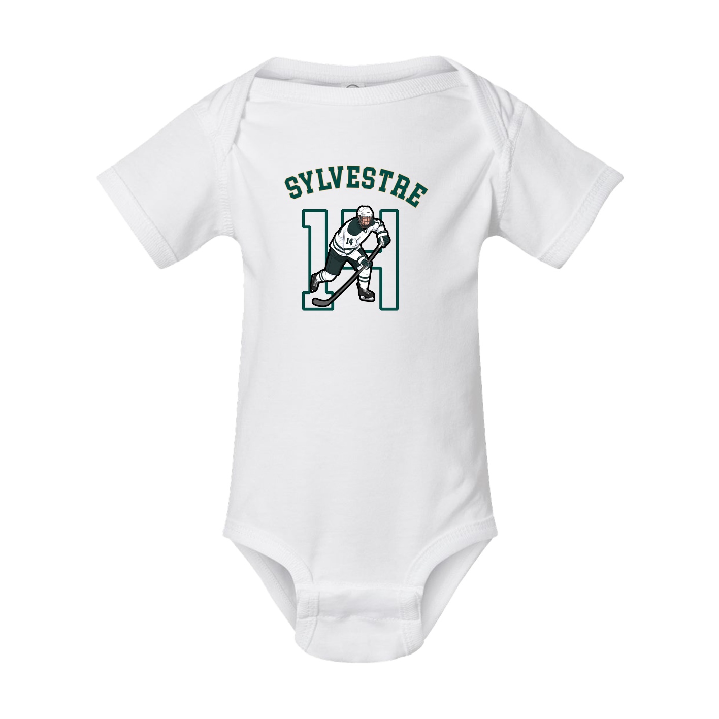 Baby Onesie — Shirsey Arch in White