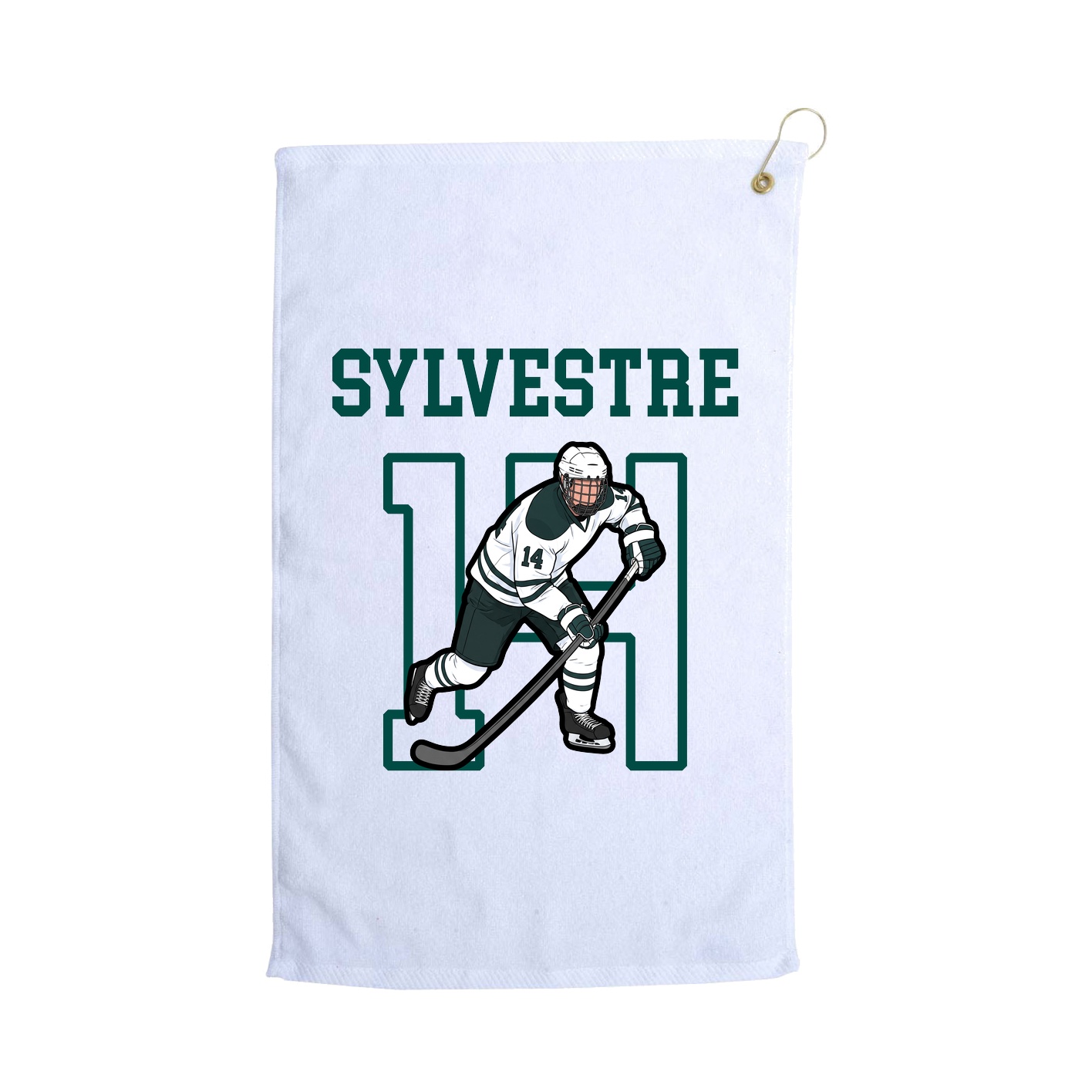 Golf Towel — Shirsey in White