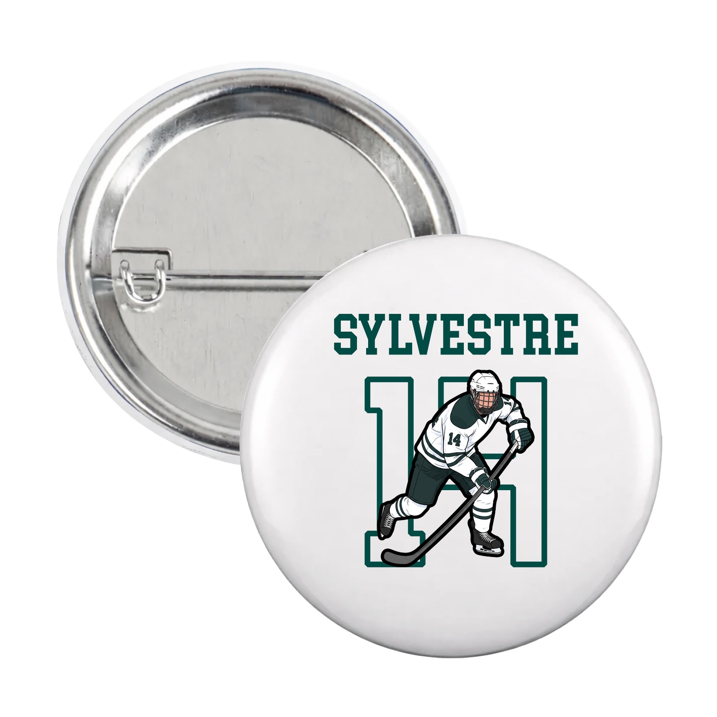 Game Day Button — Shirsey in White