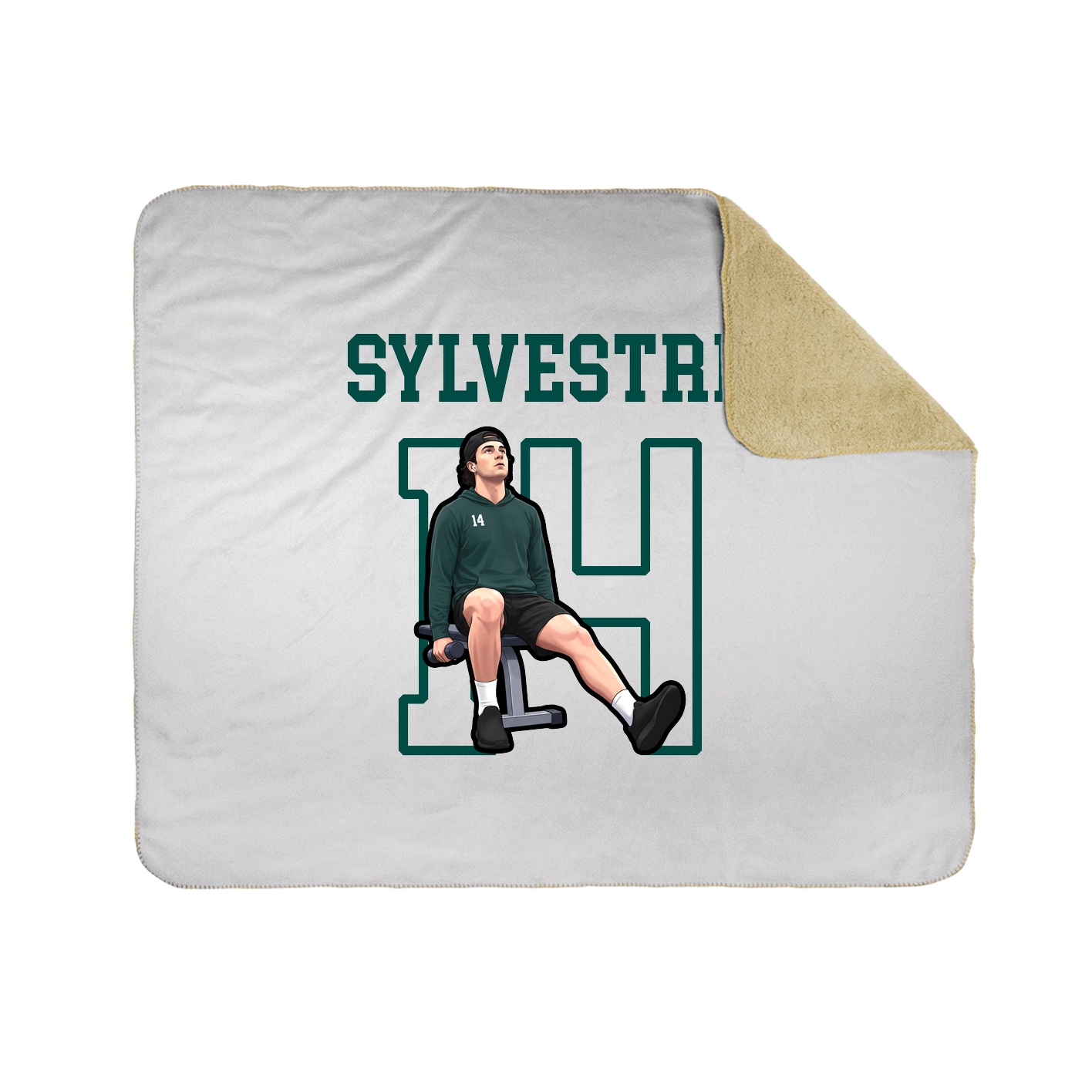 Throw Blanket — Shirsey in White