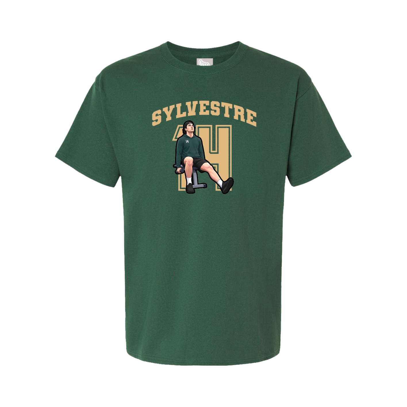 Tee — Number in Green