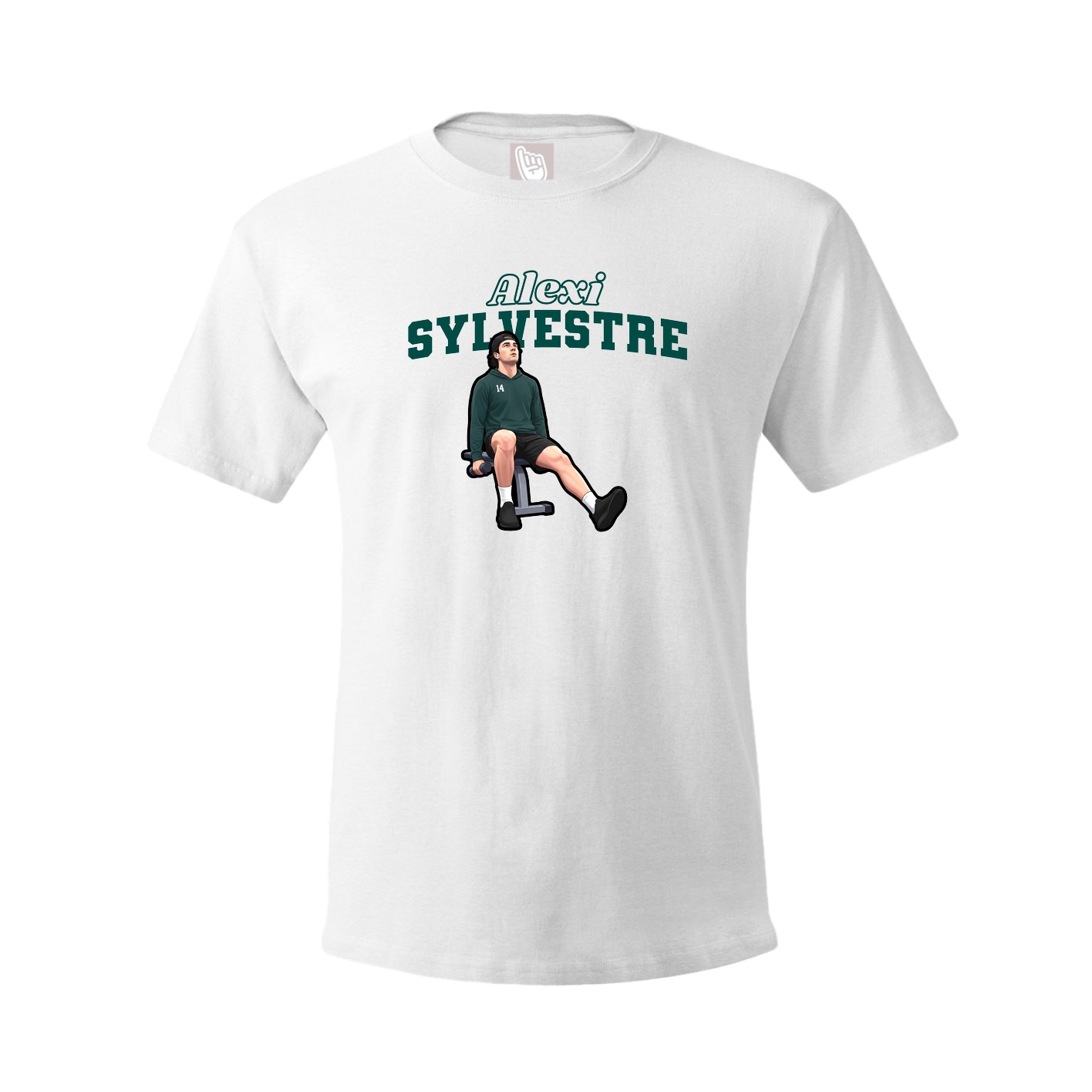 Tee — Name Arch in White