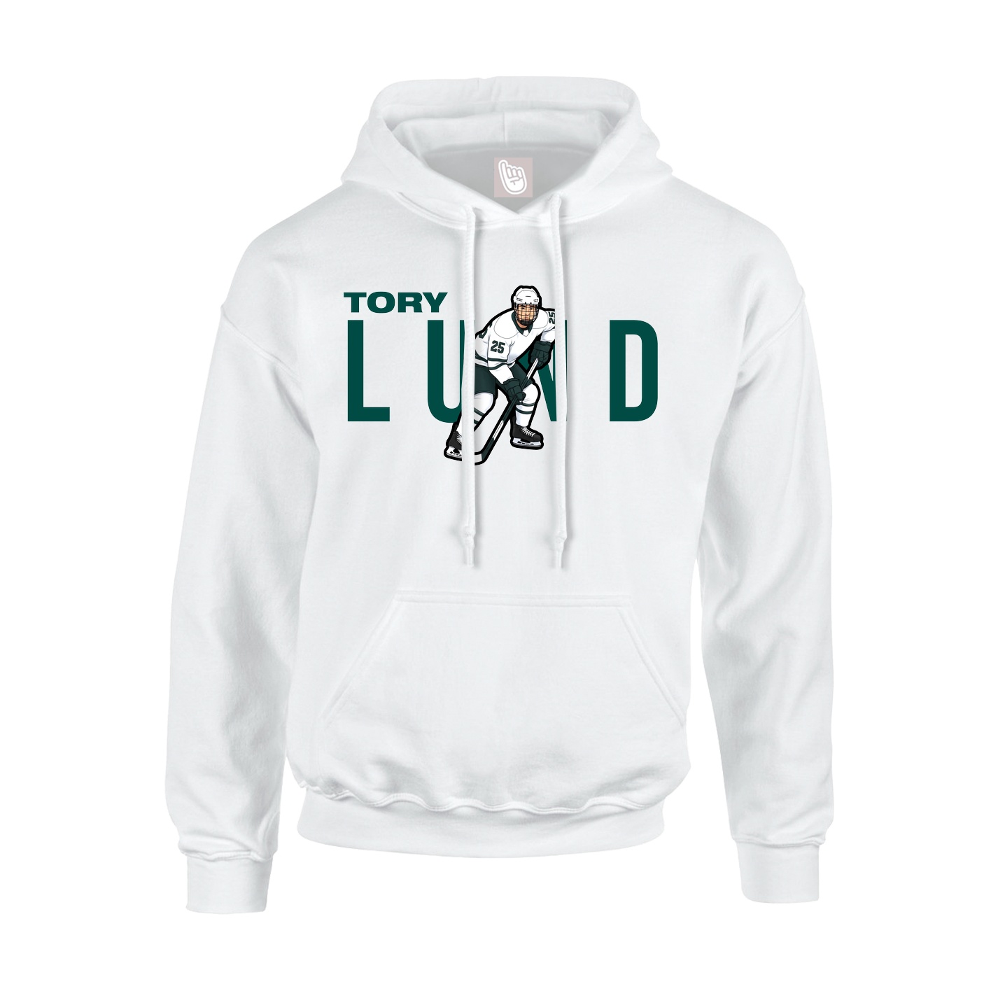 Hoodie — Player Name in White