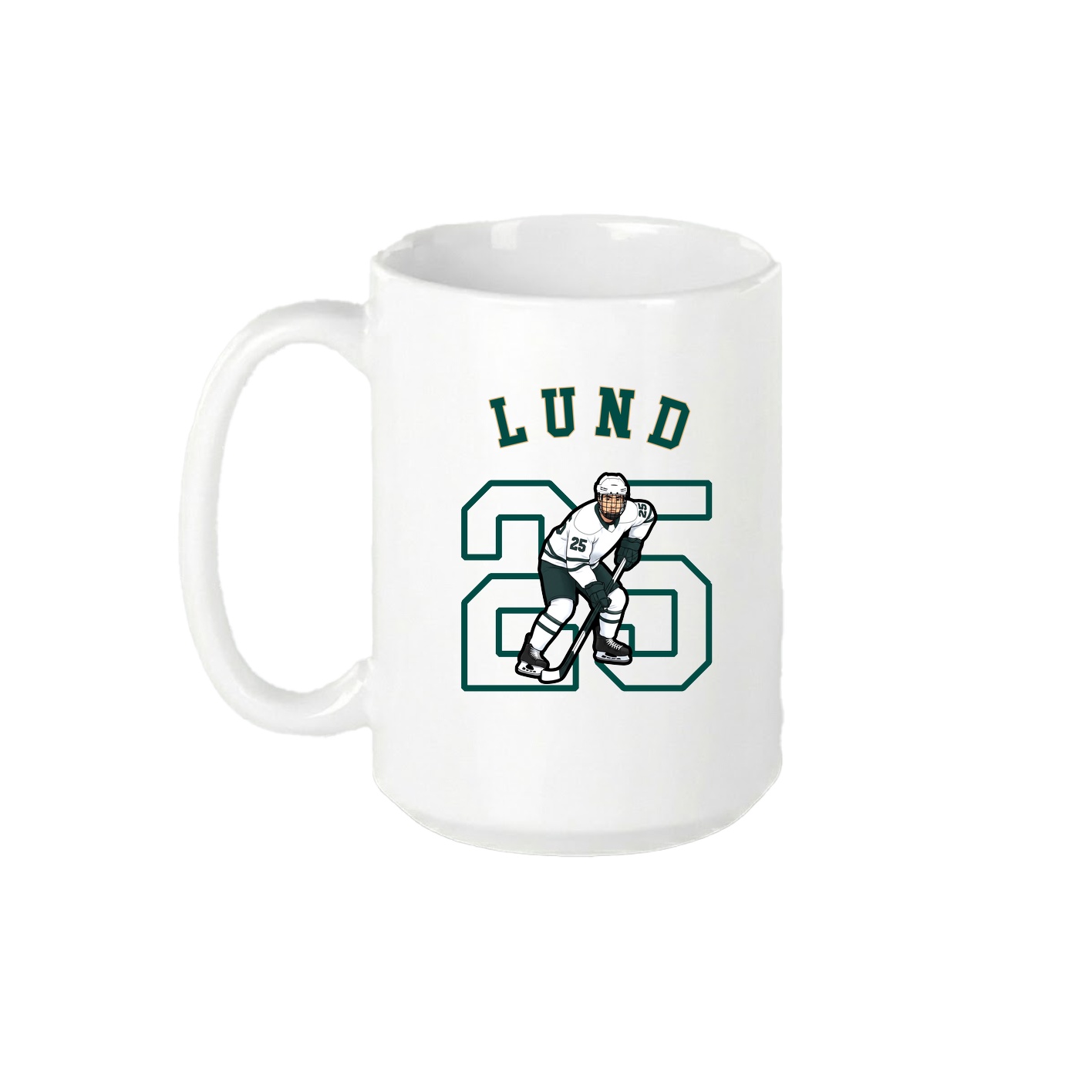 15oz Coffee Mug — Shirsey Arch in White