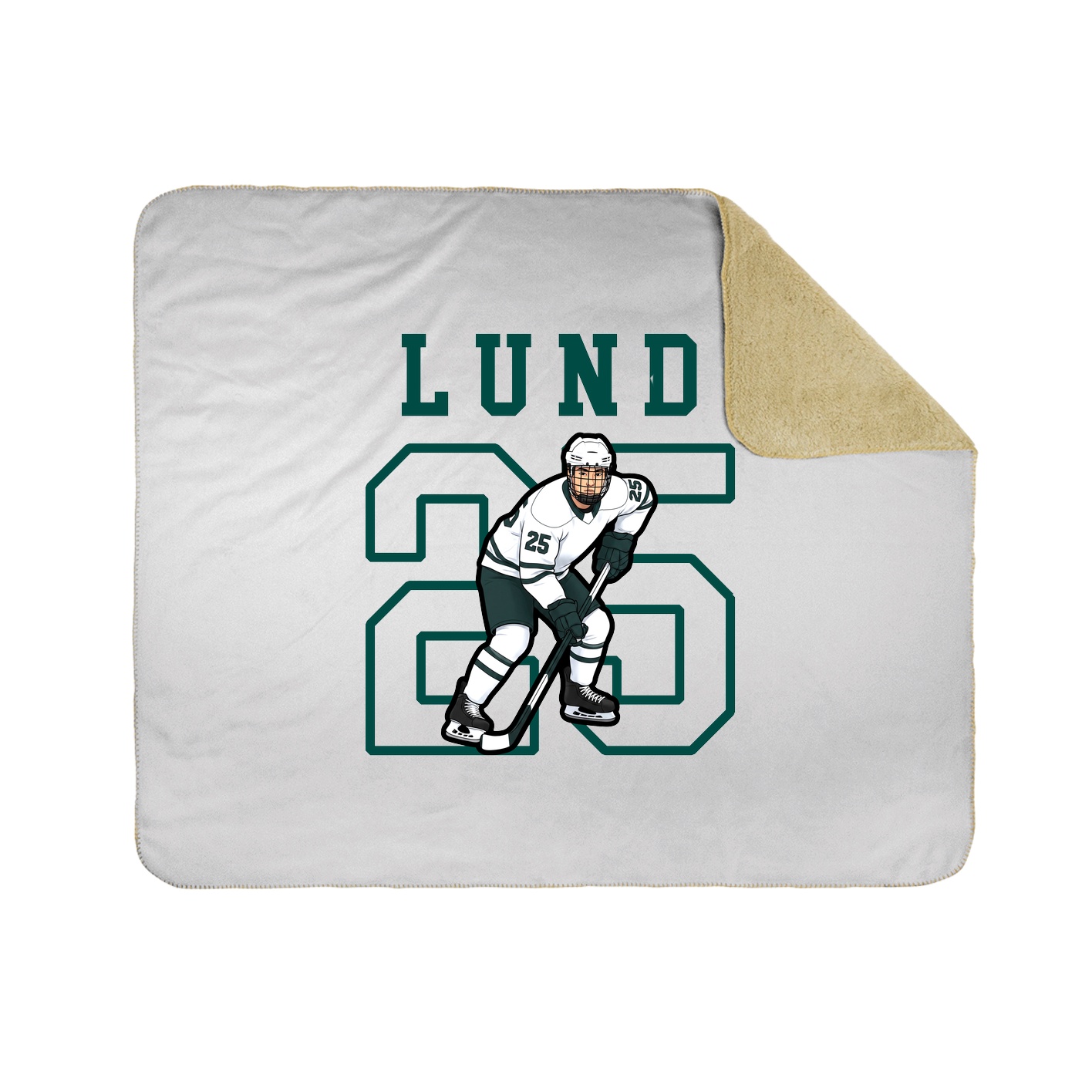 Throw Blanket — Shirsey in White