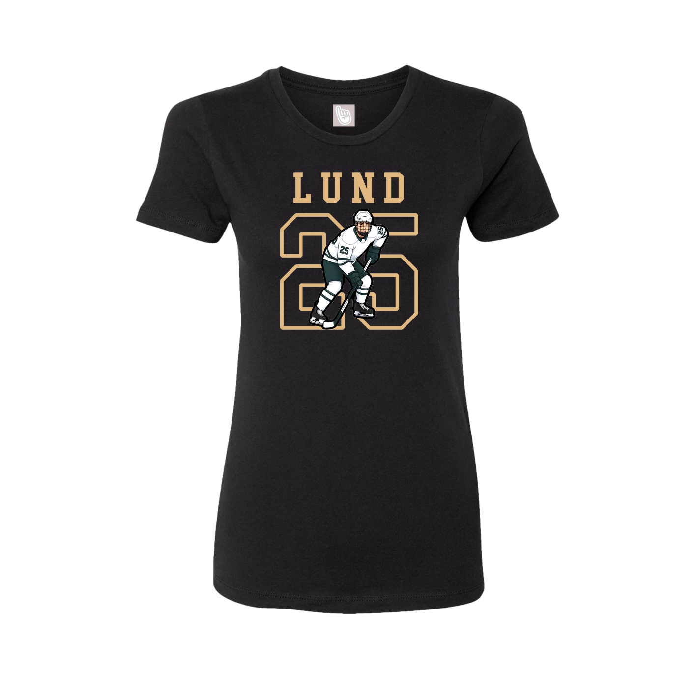Fitted Women's Tee — Shirsey in Black