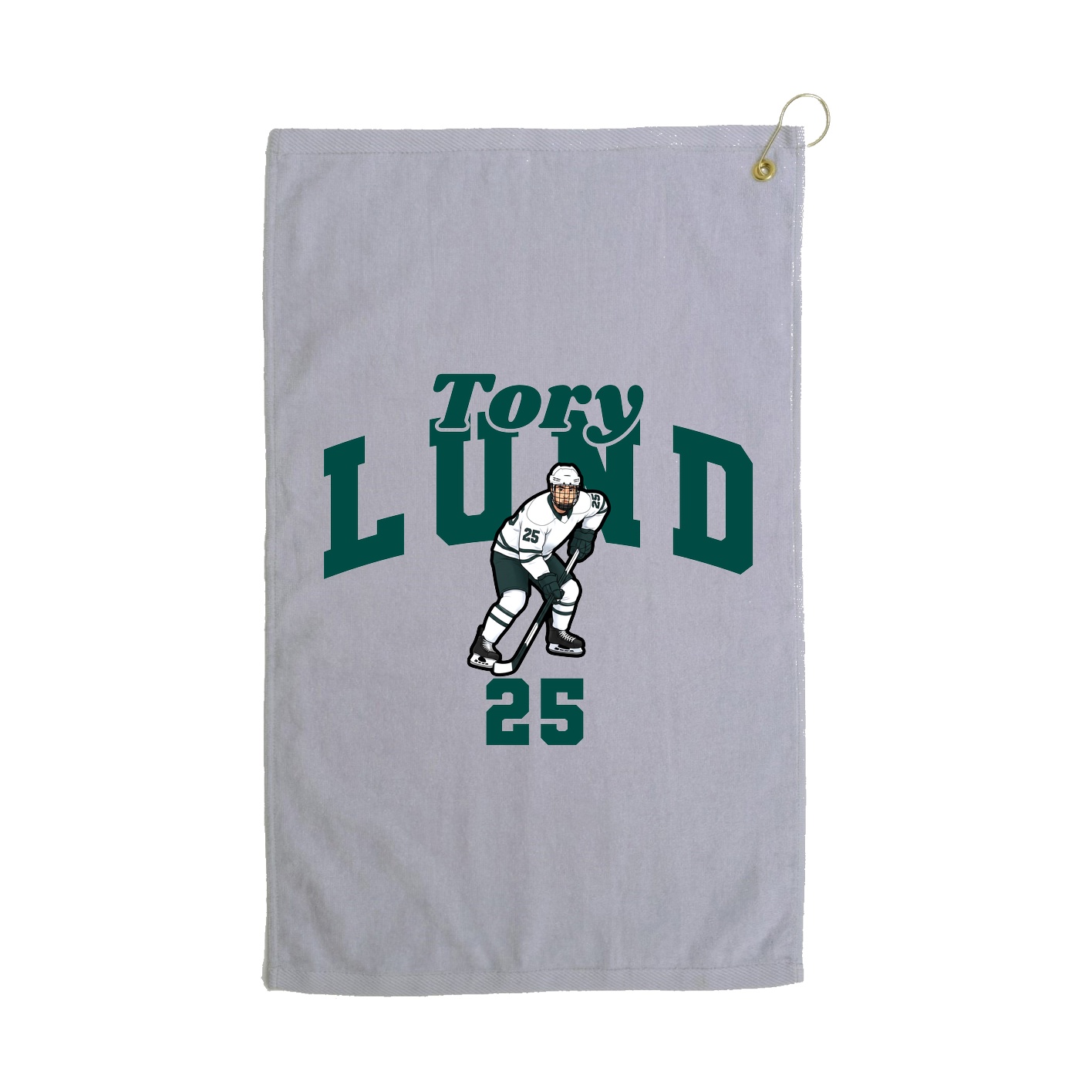 Golf Towel — Signature Arch in Grey