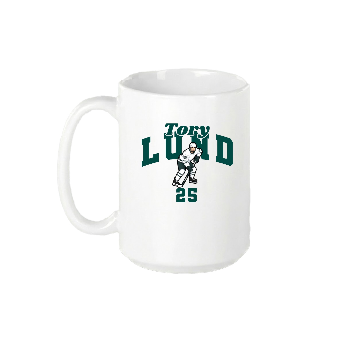 15oz Coffee Mug — Signature Arch in White