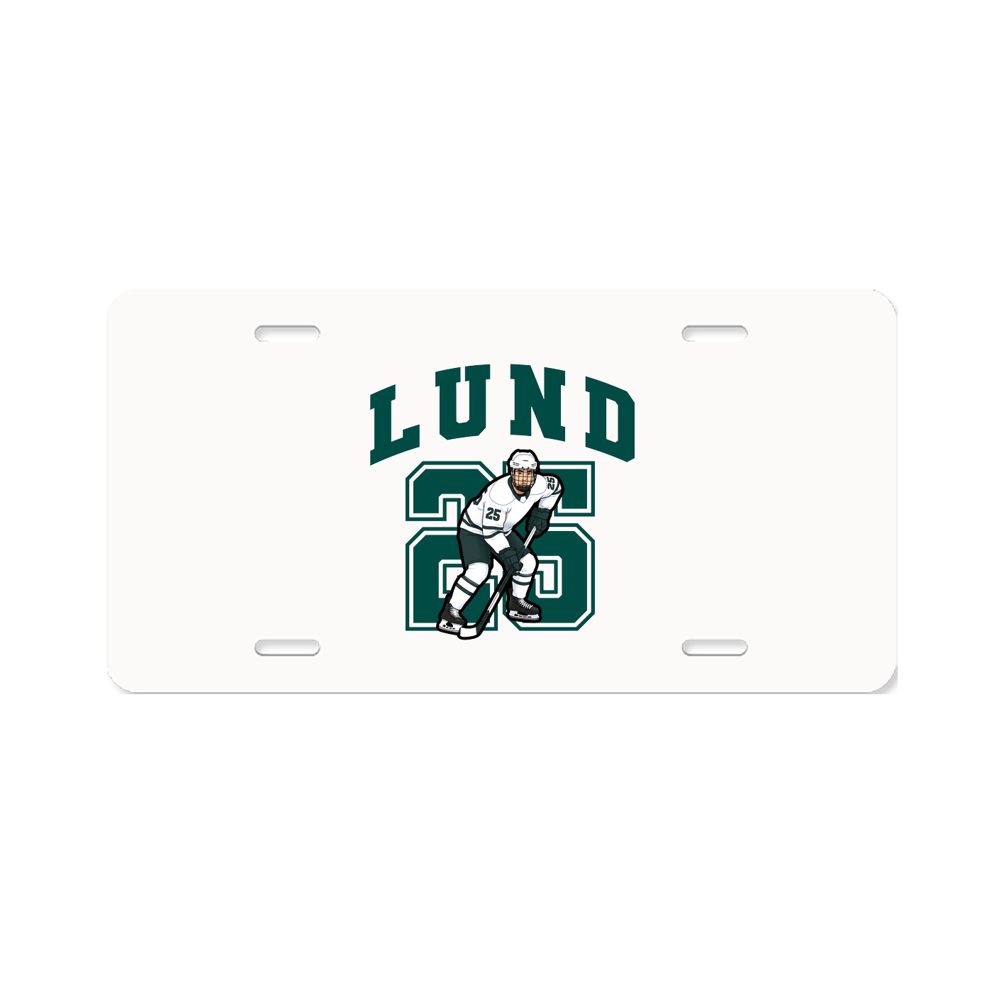 License Plate — Number in Classic