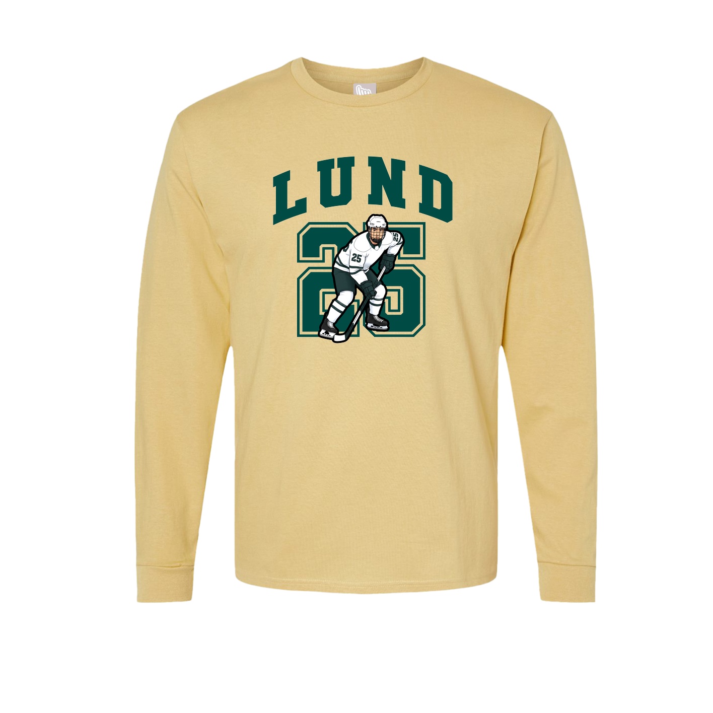 Long Sleeve Tee — Number in Vegas Gold