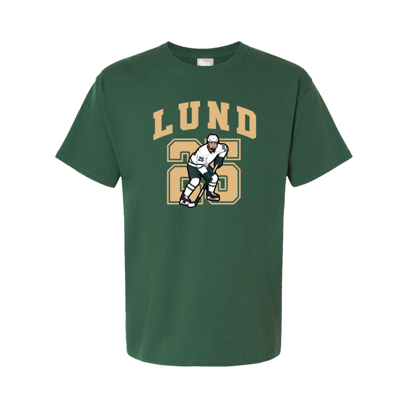 Youth Tee — Number in Green