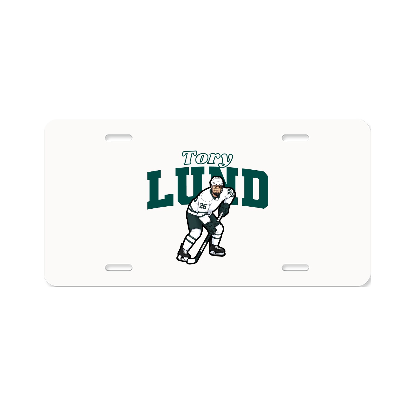 License Plate — Name Arch in Classic
