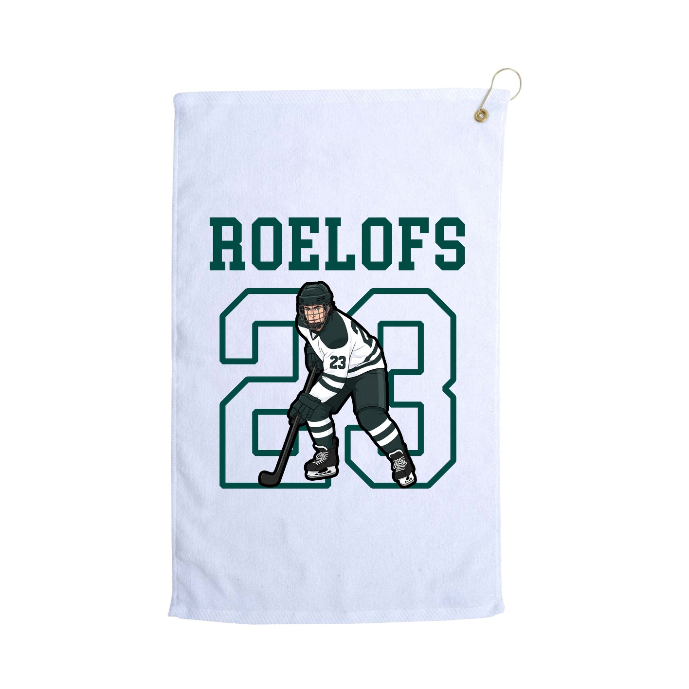 Golf Towel — Shirsey in White
