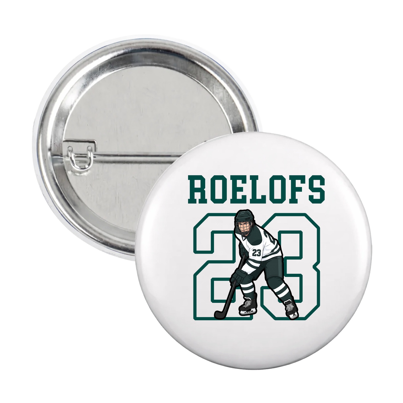 Game Day Button — Shirsey in White