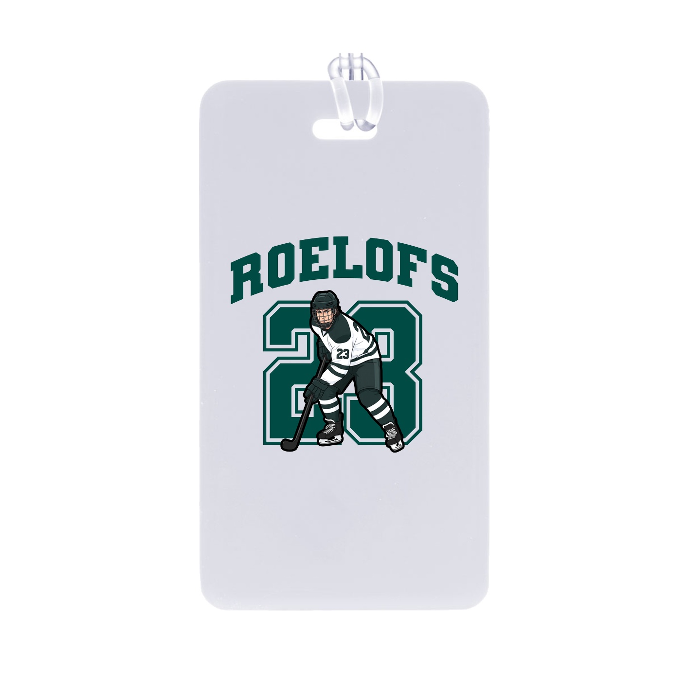 Bag Tag — Number in Classic