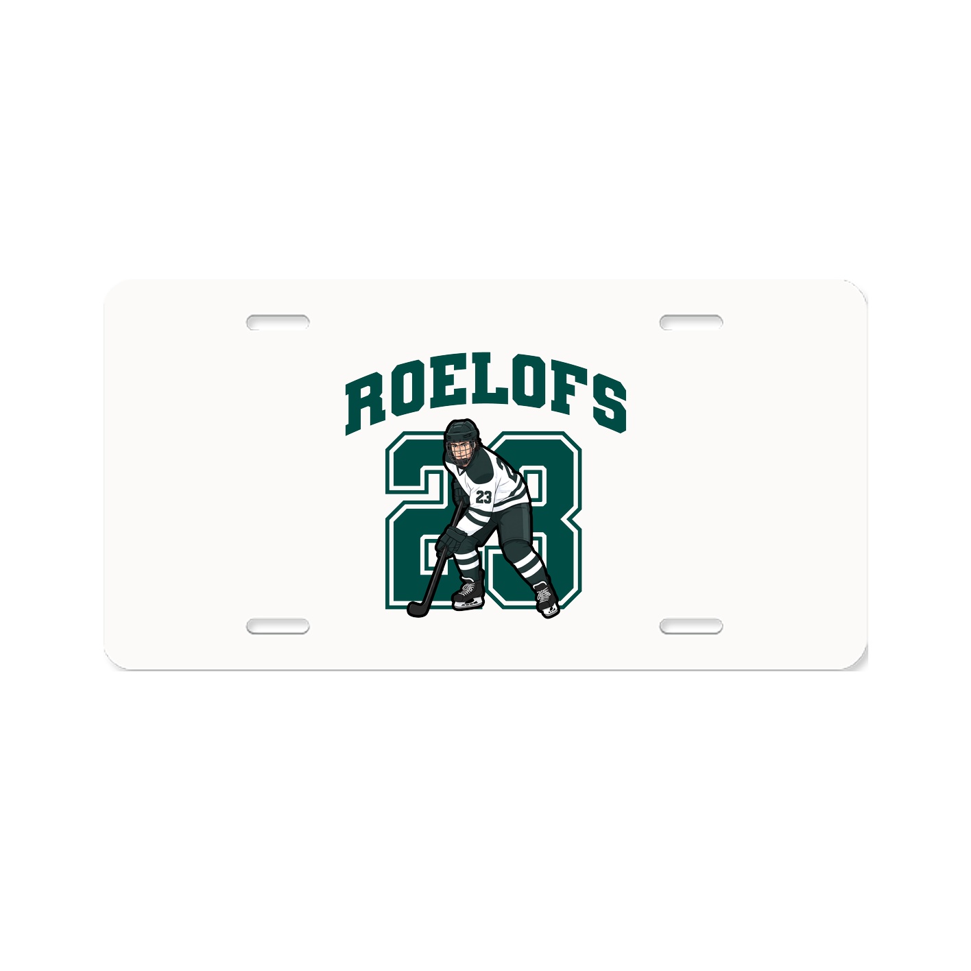 License Plate — Number in Classic