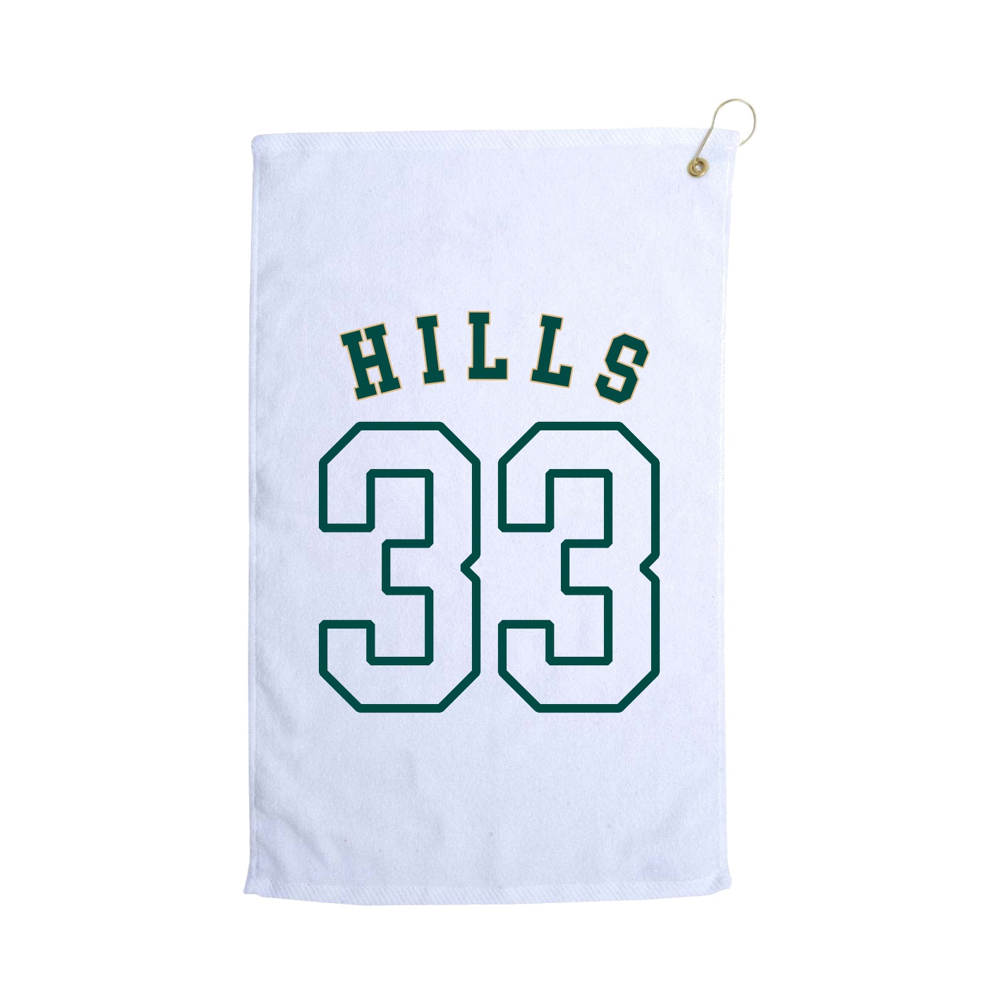 Golf Towel — Shirsey Arch in White
