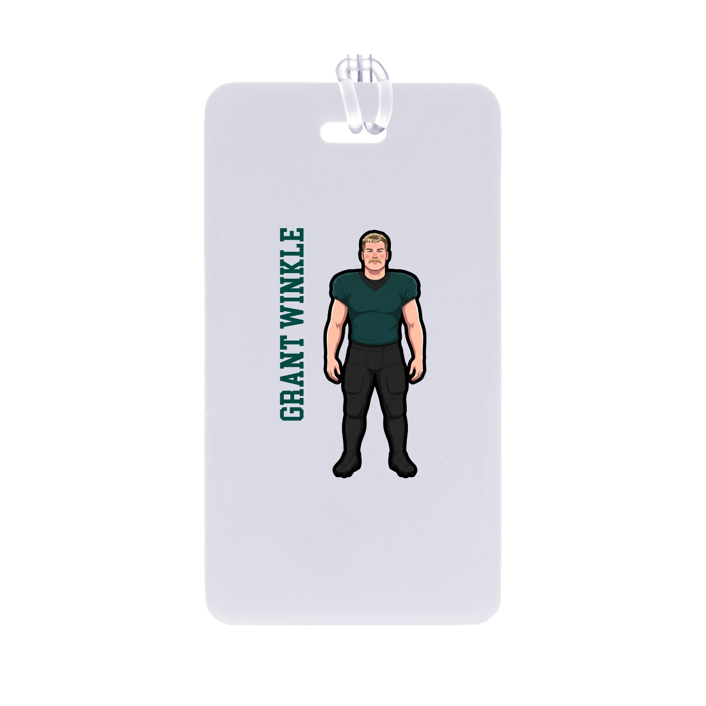 Bag Tag — Name Vertical in Classic