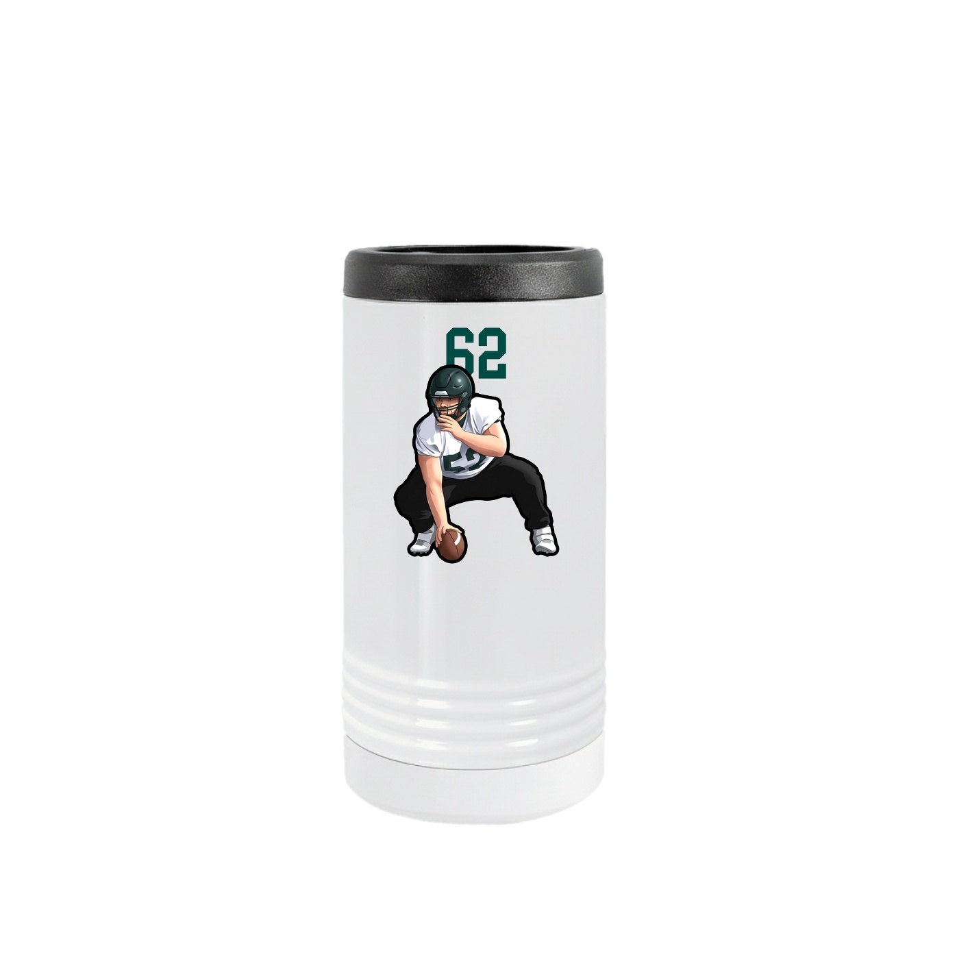 Slim Beverage Holder — Number Top in White