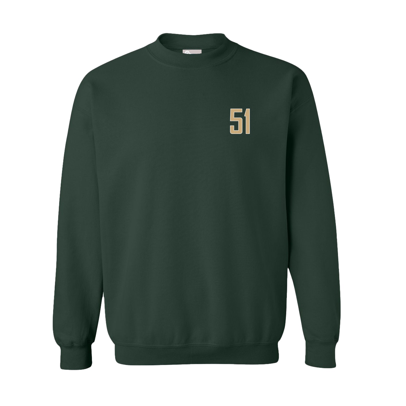 Fleece Crew — Front Shirsy in Green