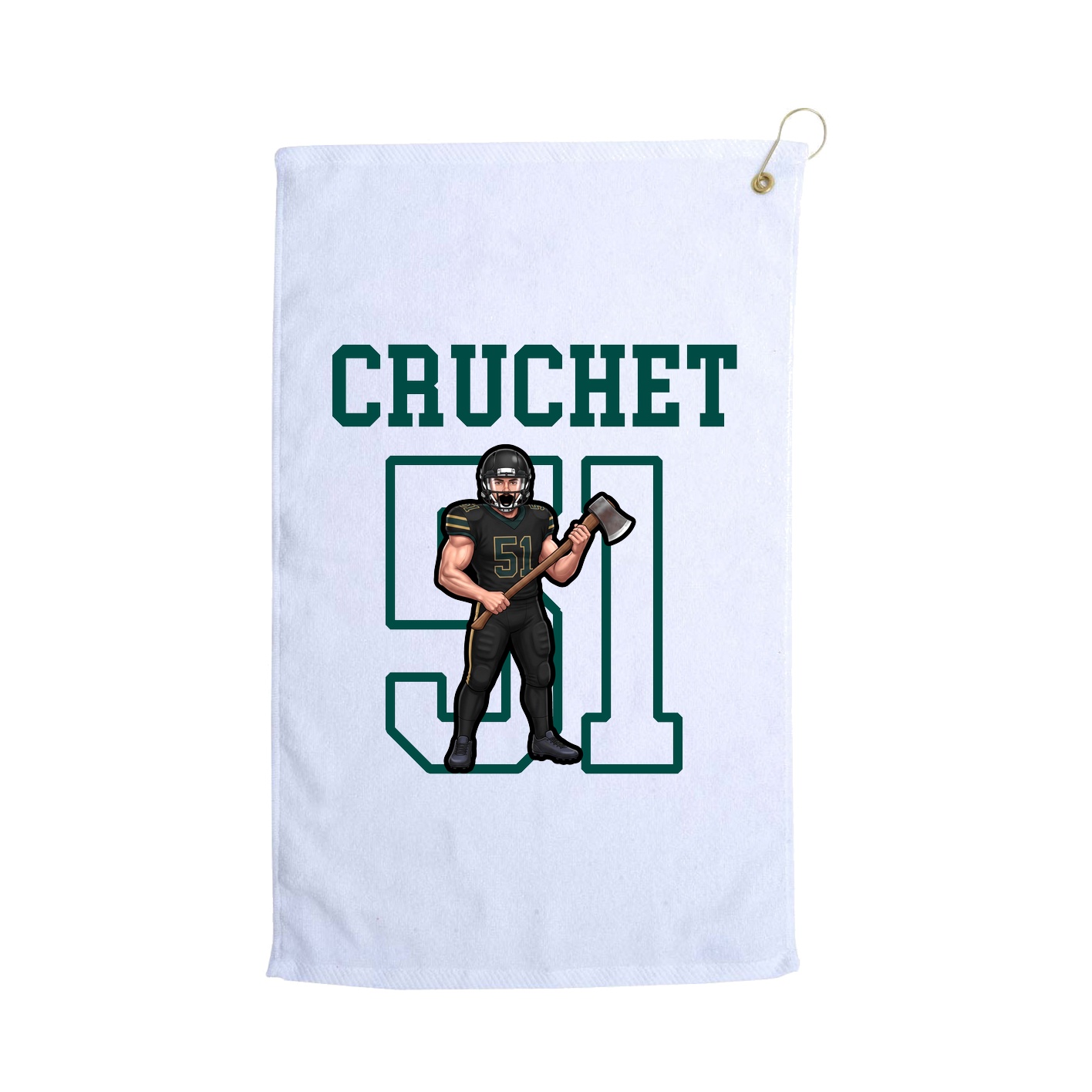 Golf Towel — Shirsey in White