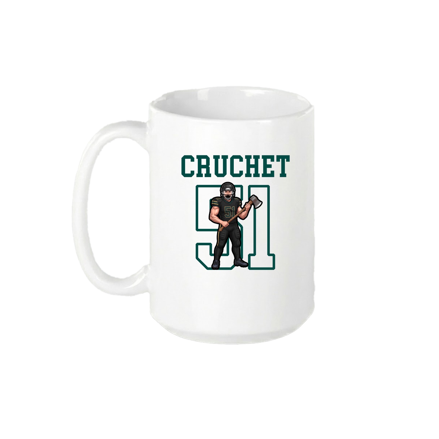 15oz Coffee Mug — Shirsey in White