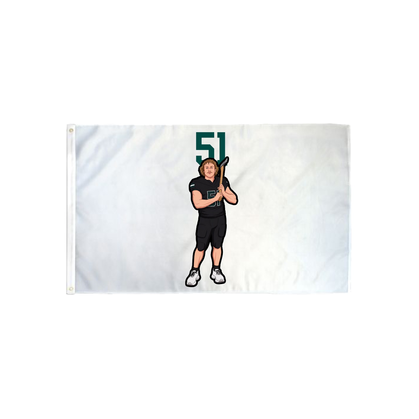 3x5 Flag — Number Top in Classic