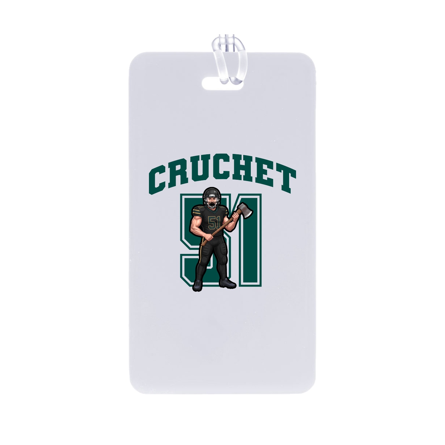 Bag Tag — Number in Classic