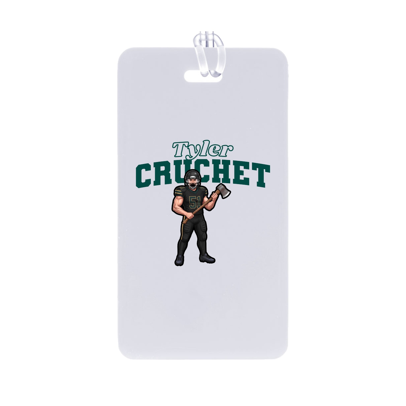Bag Tag — Name Arch in Classic