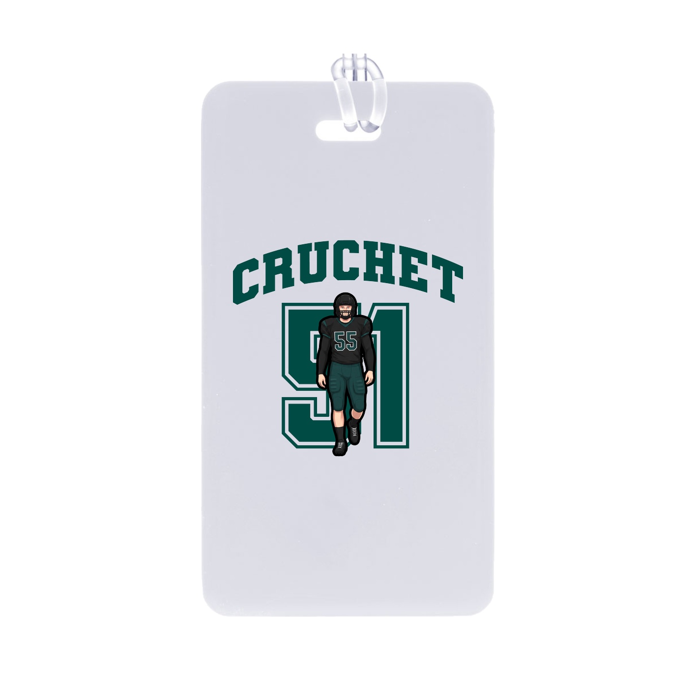 Bag Tag — Number in Classic