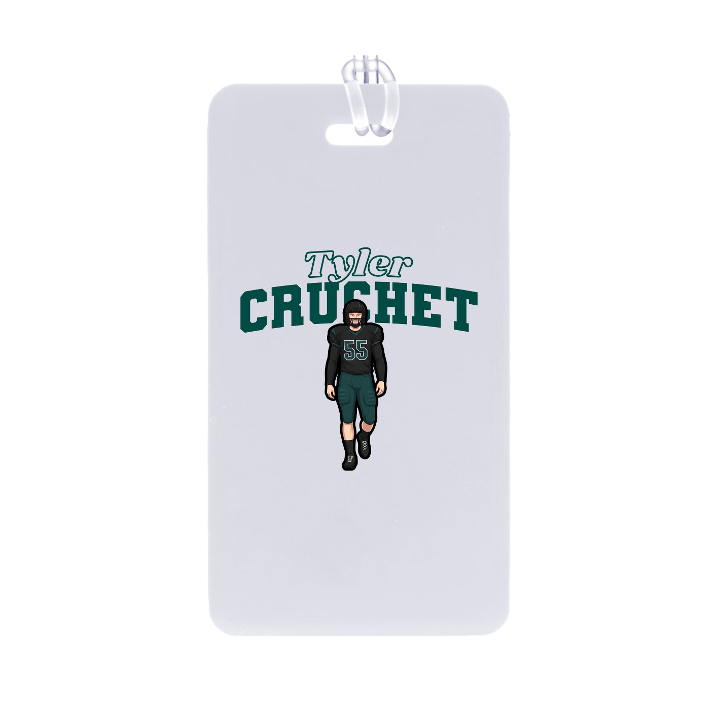 Bag Tag — Name Arch in Classic