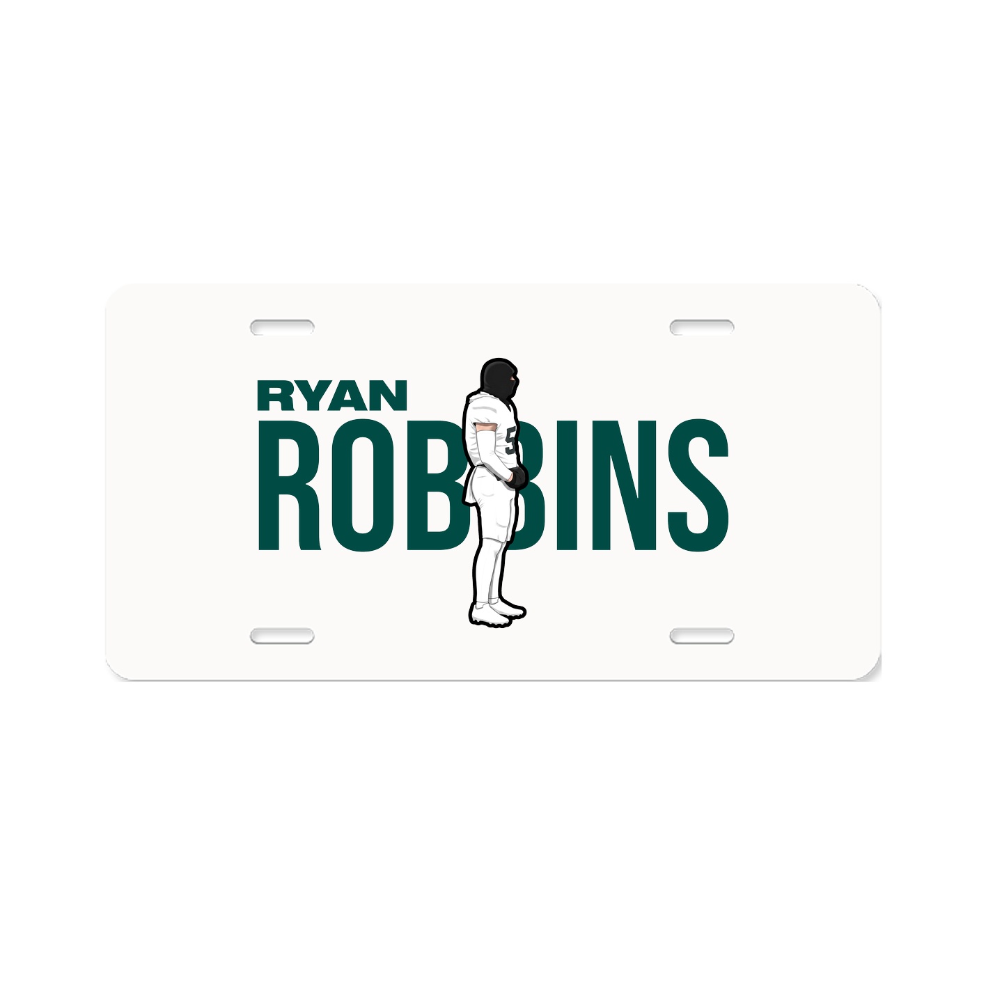License Plate — Player Name in Classic