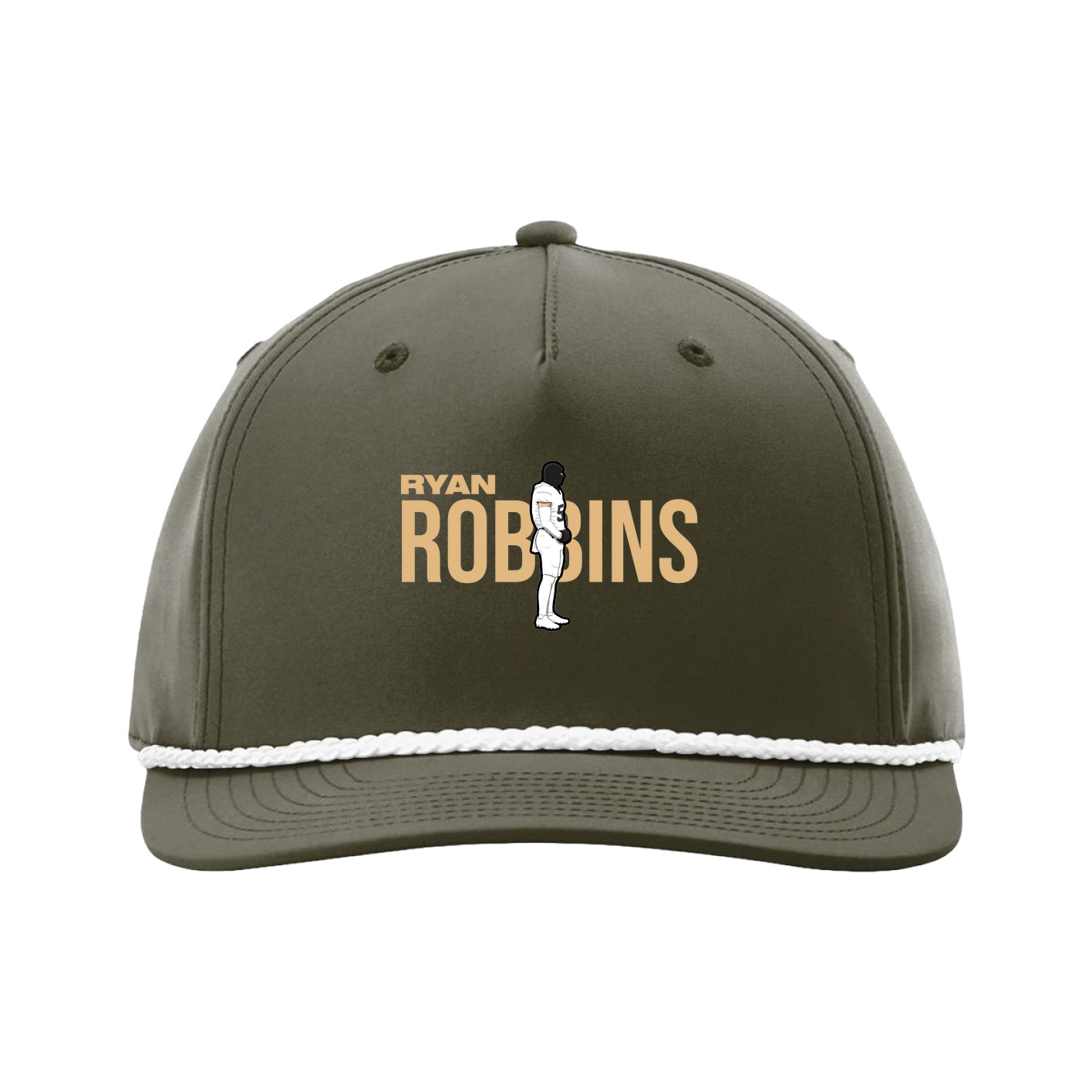 Five-Panel Classic Rope Cap — Player Name in Green