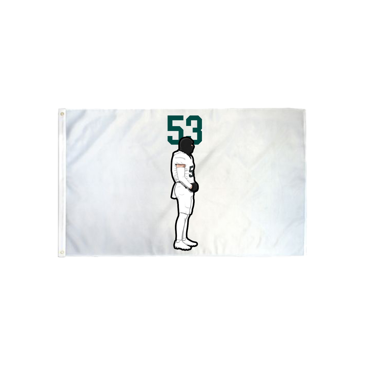 3x5 Flag — Number Top in Classic