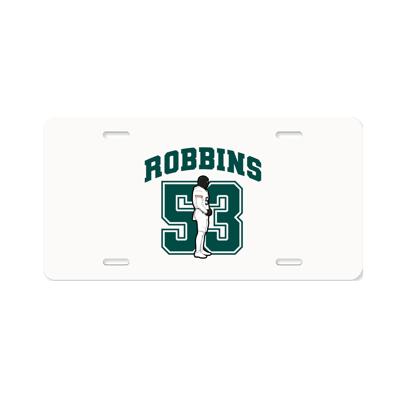 License Plate — Number in Classic