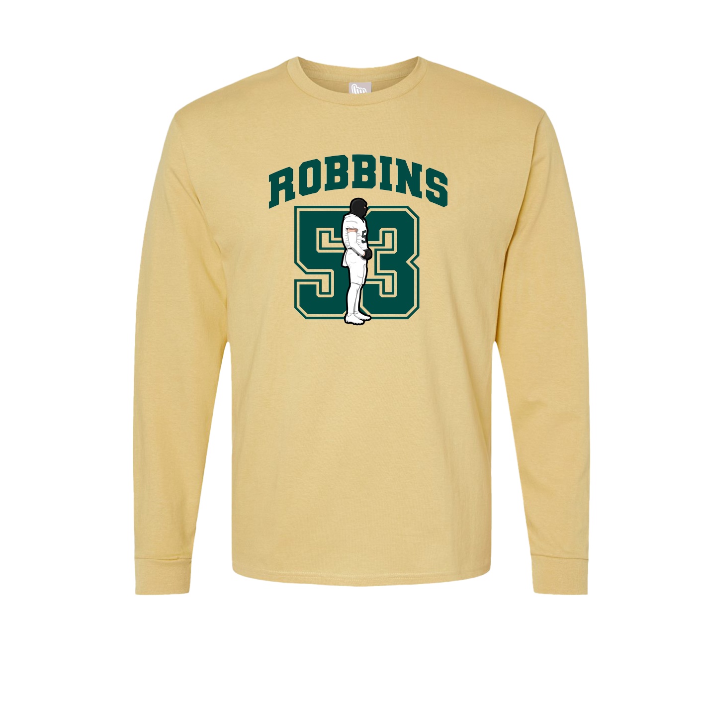 Long Sleeve Tee — Number in Vegas Gold