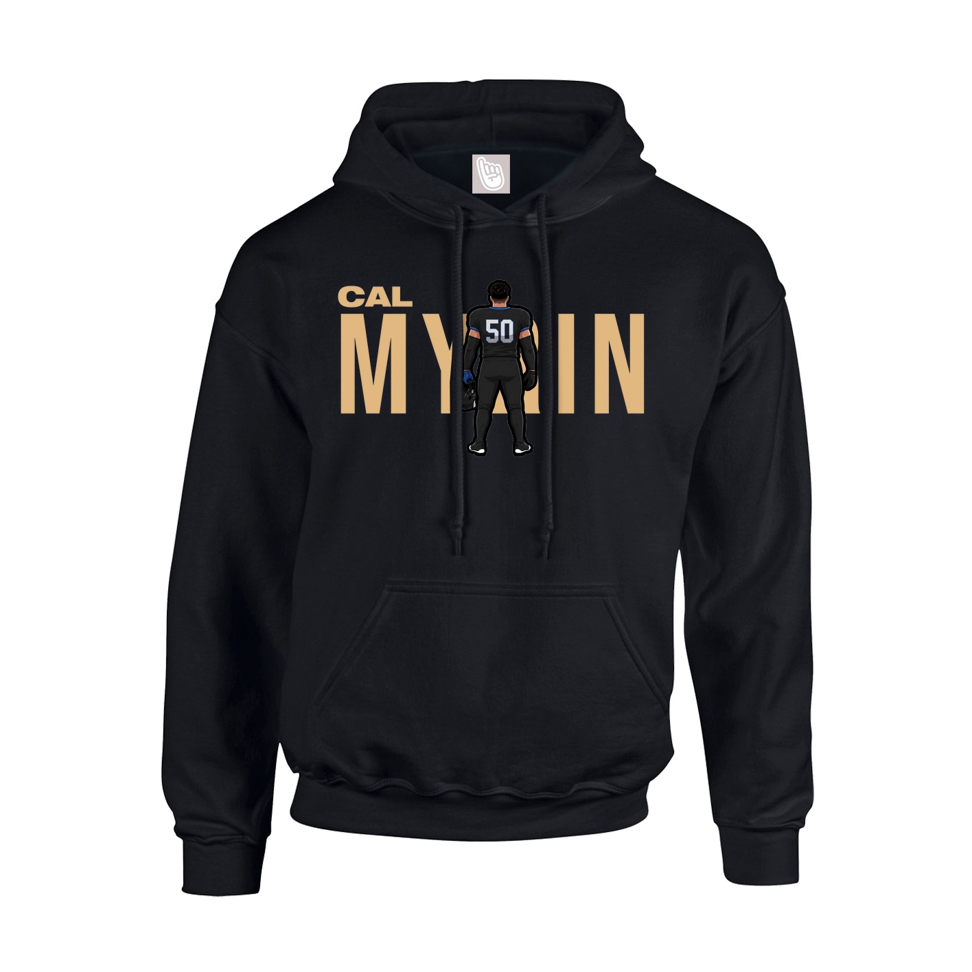 Hoodie — Player Name in Black