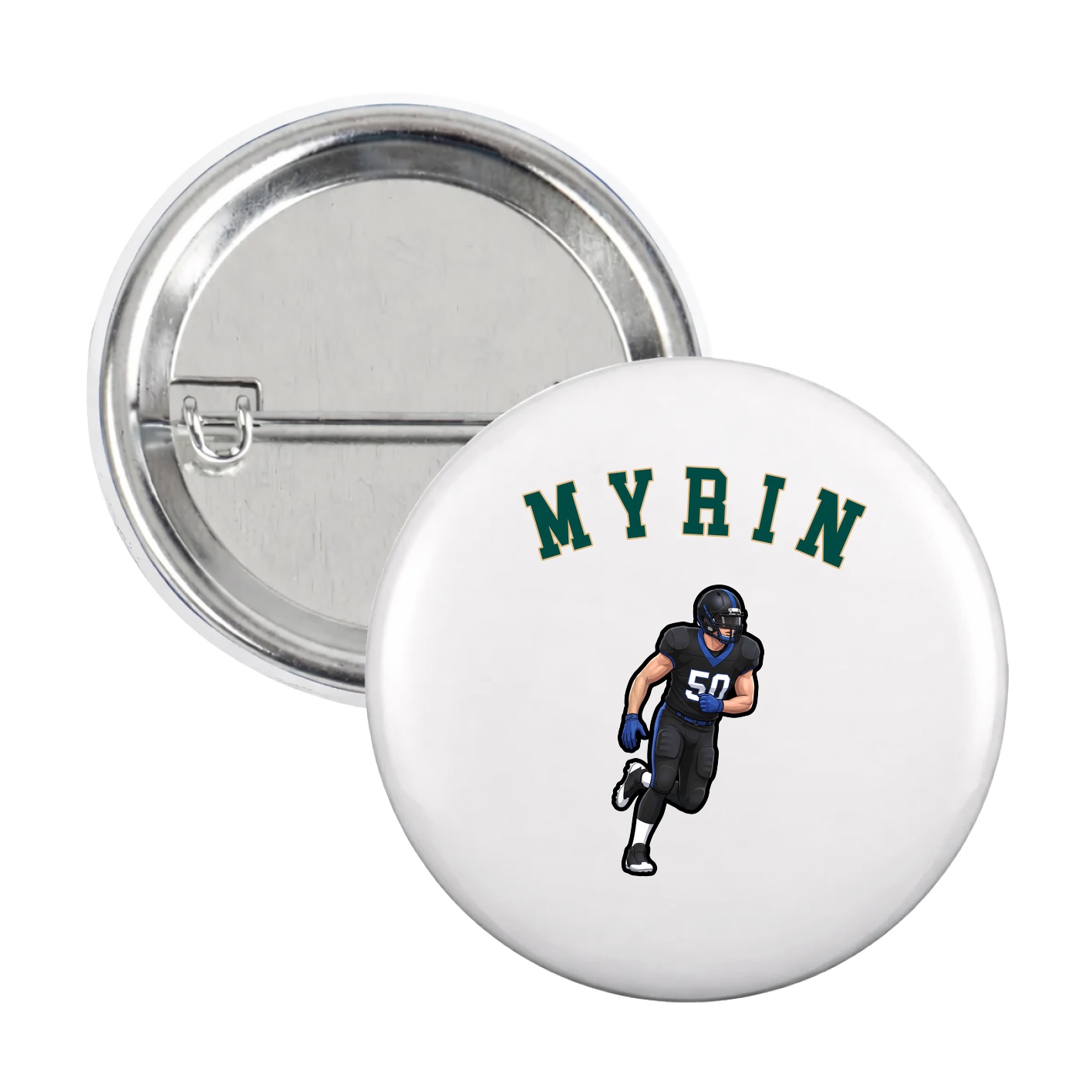 Game Day Button — Shirsey Arch in White