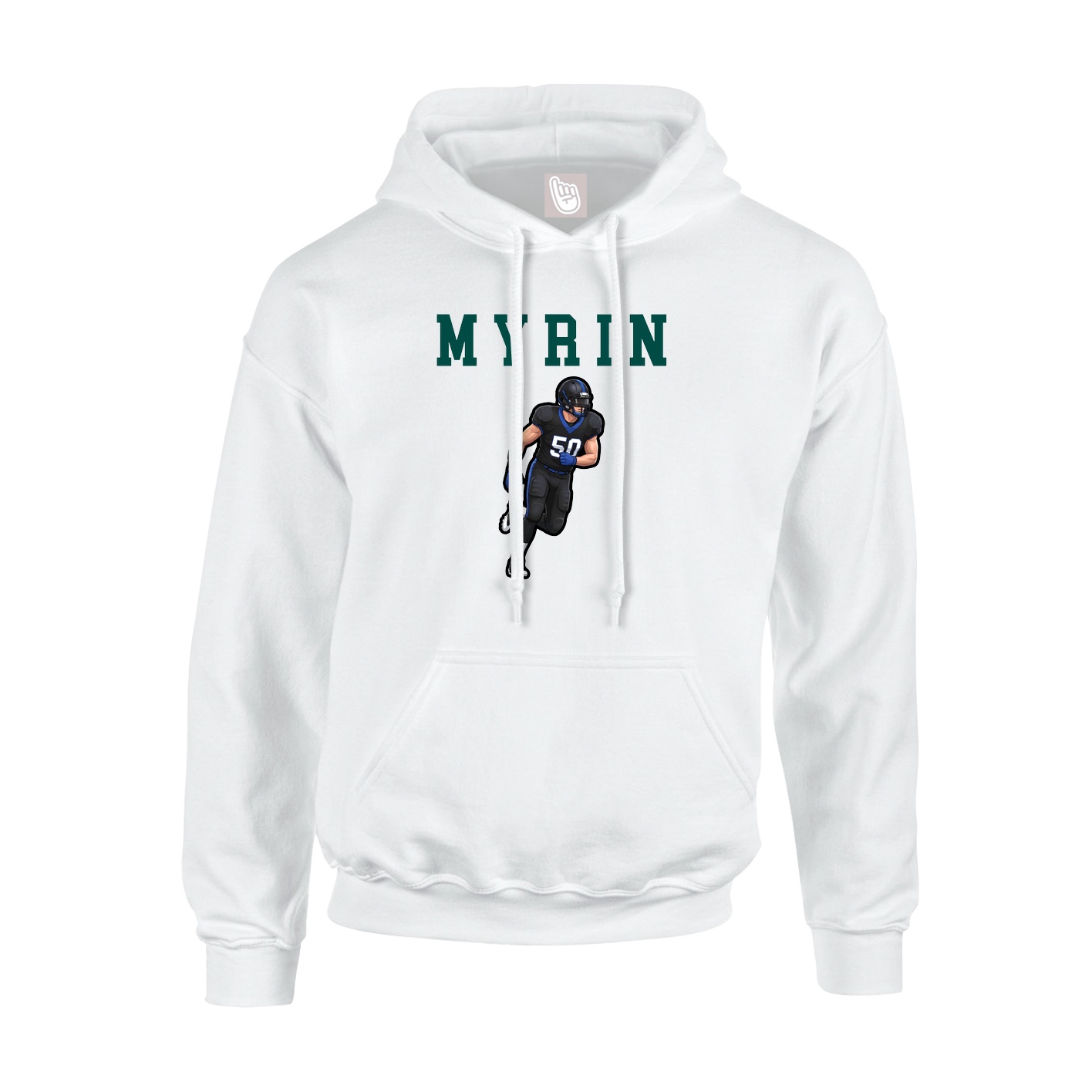 Youth Hoodie — Shirsey in White